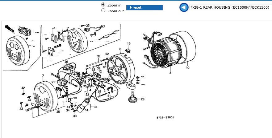 HONDA EC1500 & ECK1500 STATOR ASSEMBLY DISCONTINUED GENUINE & RARE 31105-872-601 - Image 8