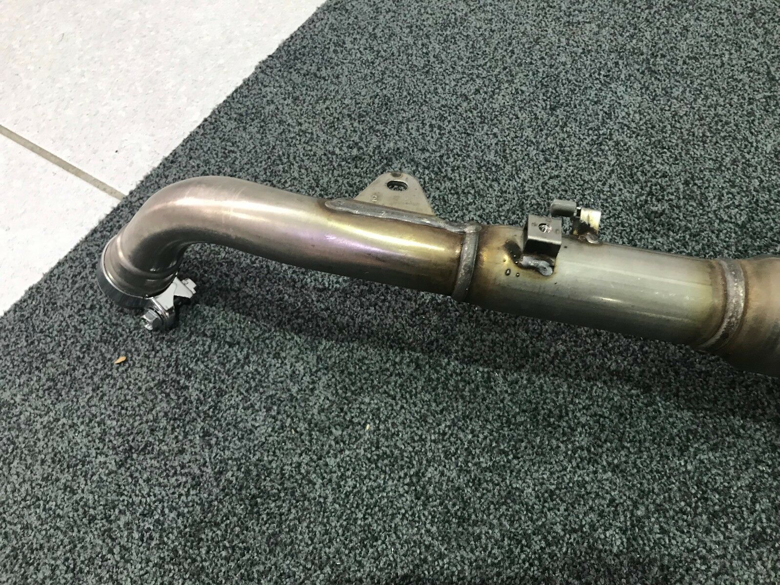 HONDA XL1000 VARADERO 03 -06 GENUINE LEFT EXHAUST SILENCER MUFFLER 18410-MBT-D20 - Image 3