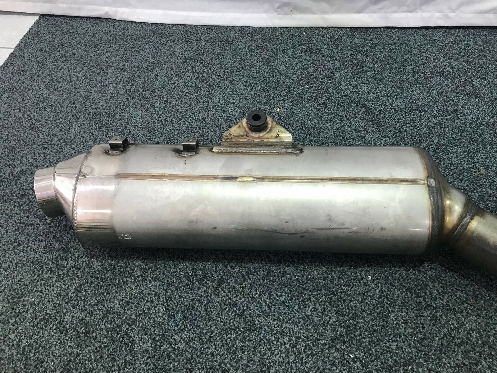 HONDA XL1000 VARADERO 03 -06 GENUINE LEFT EXHAUST SILENCER MUFFLER 18410-MBT-D20 - Image 4